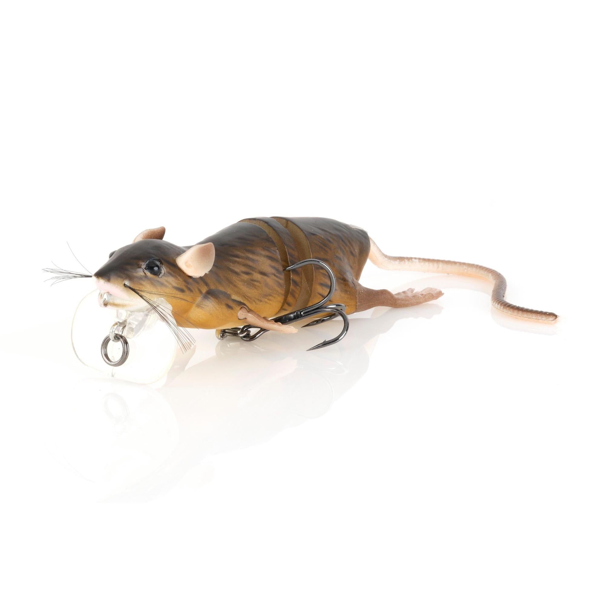 View of Topwater Savage Gear 3D Rat Topwater 6.5in Brown available at EZOKO Fishing
