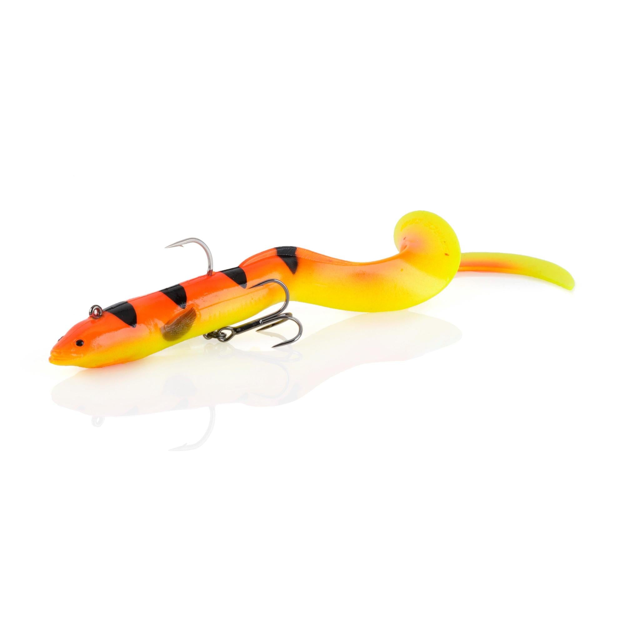 View of Swimbaits Savage Gear 3D Real eel swimbait 12in Golden Ambulance available at EZOKO Fishing