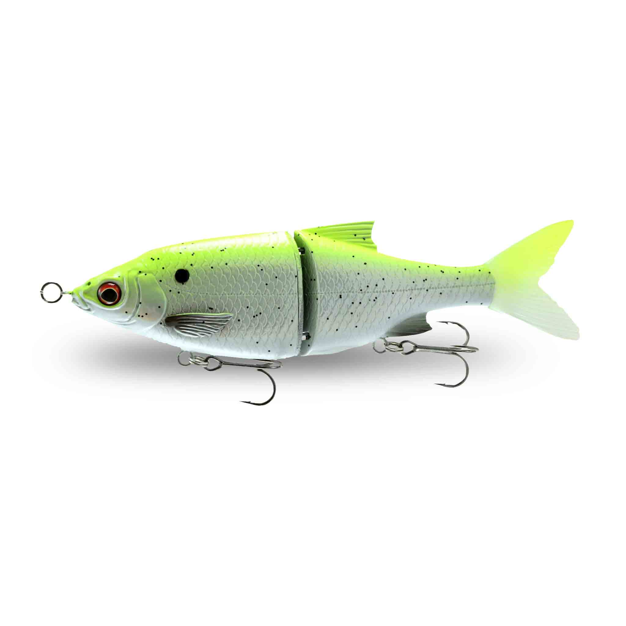 View of Jerk-Glide_Baits Savage Gear 3D Shine Glide 7 1/4" Chartreuse Shad available at EZOKO Fishing