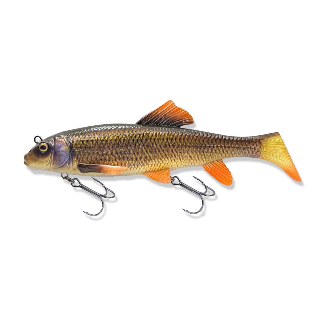 View of Swimbaits Savage Gear 3D Sucker Fast Sinking 12" Swimbait Red Horse Sucker Flash available at EZOKO Fishing