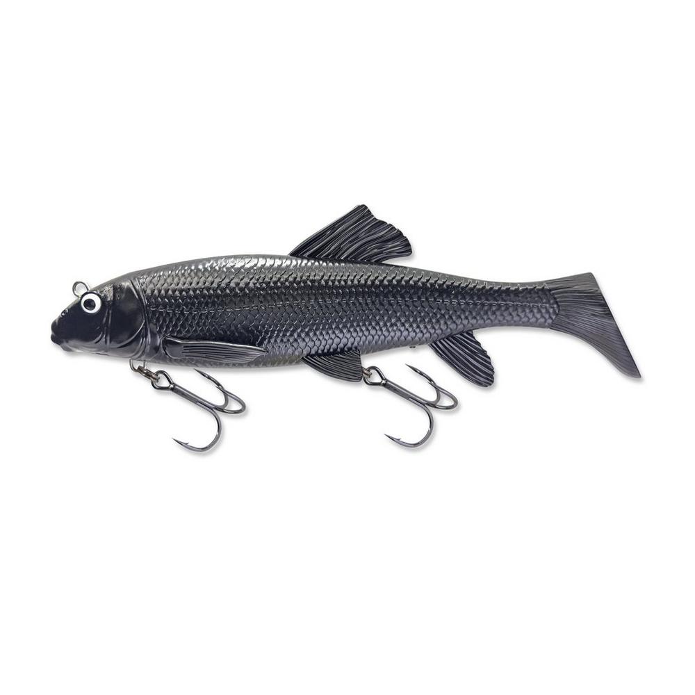 View of Swimbaits Savage Gear 3D Sucker Moderate Sinking 12" Swimbait Black available at EZOKO Fishing