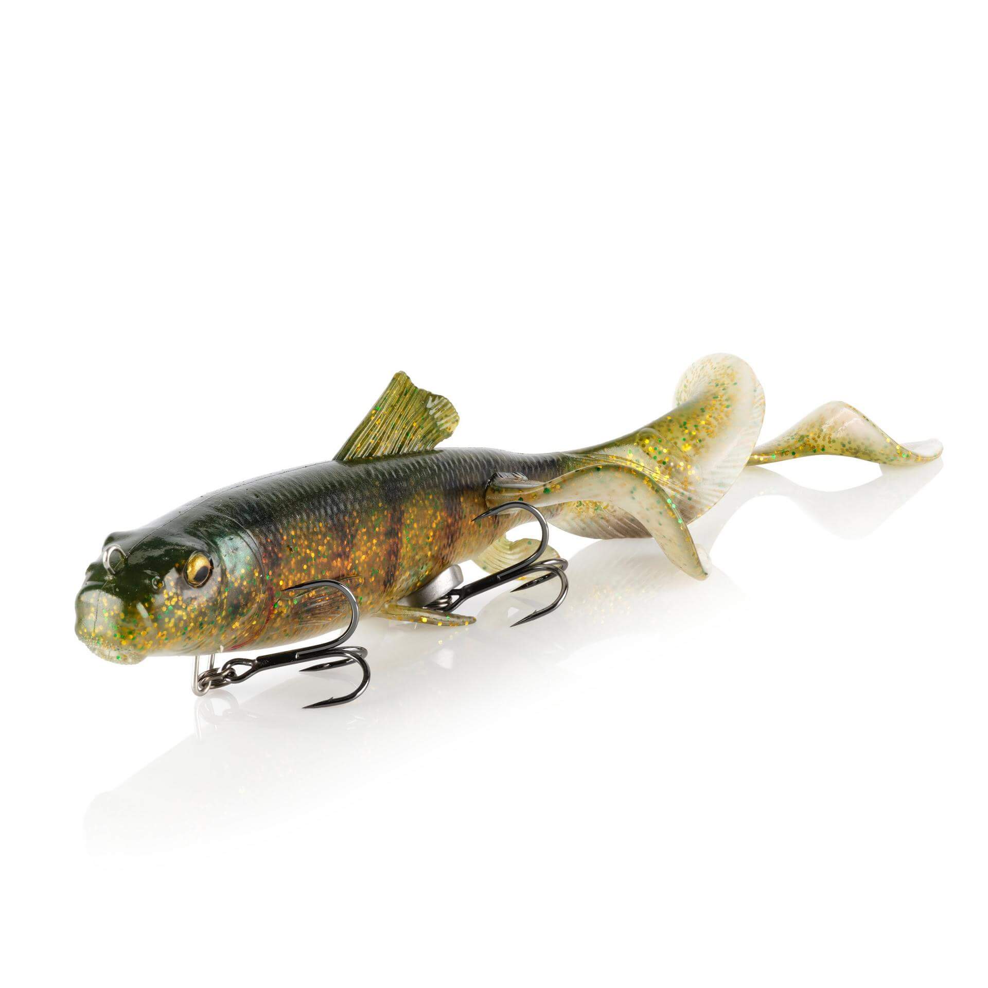 View of Rubber Savage Gear 3D Sucker X-tail 11'' Rubber Walleye Flash available at EZOKO Fishing