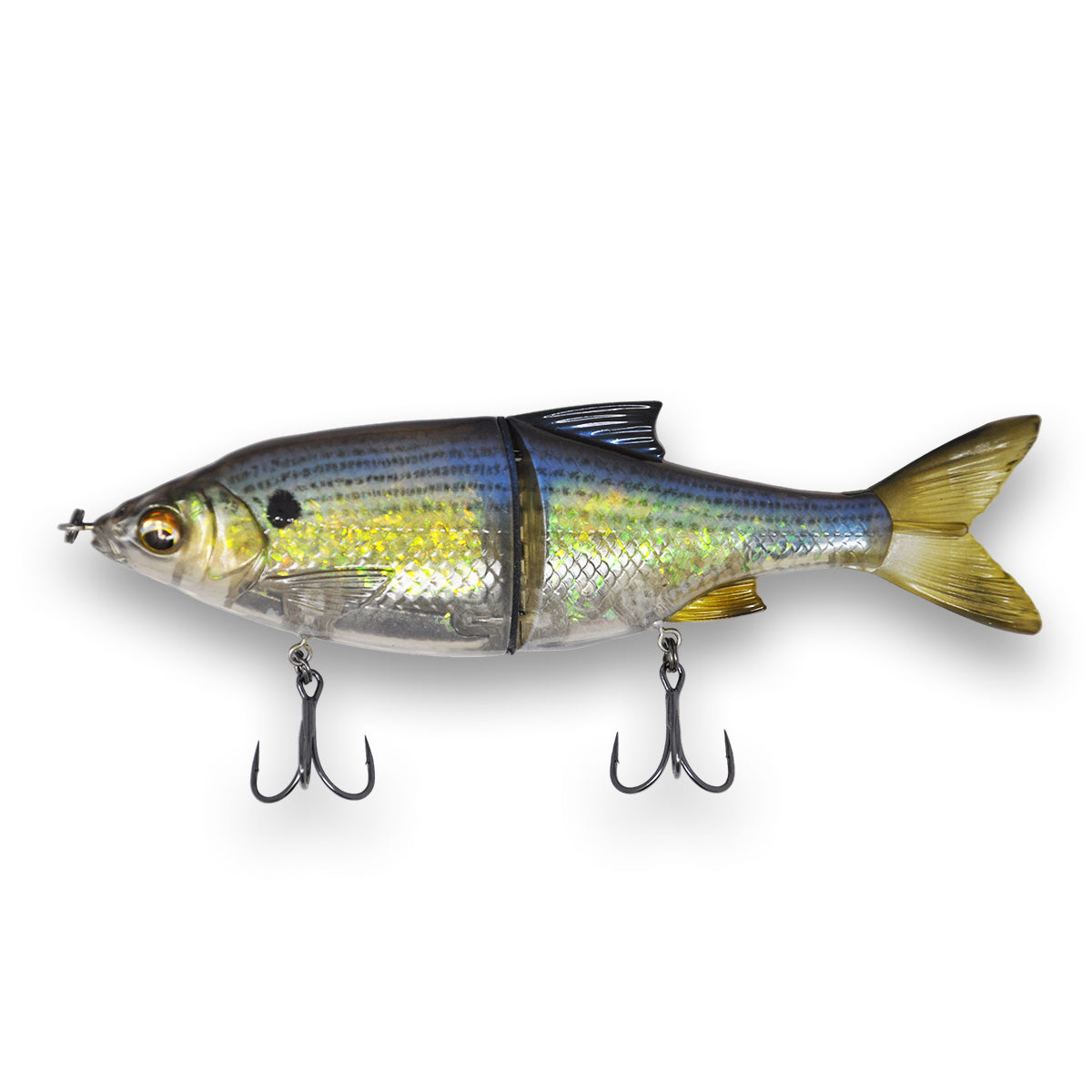 View of GlideBait Savage Gear Shine Glide Pro Glide Bait 5.25in Threadfin available at EZOKO Fishing
