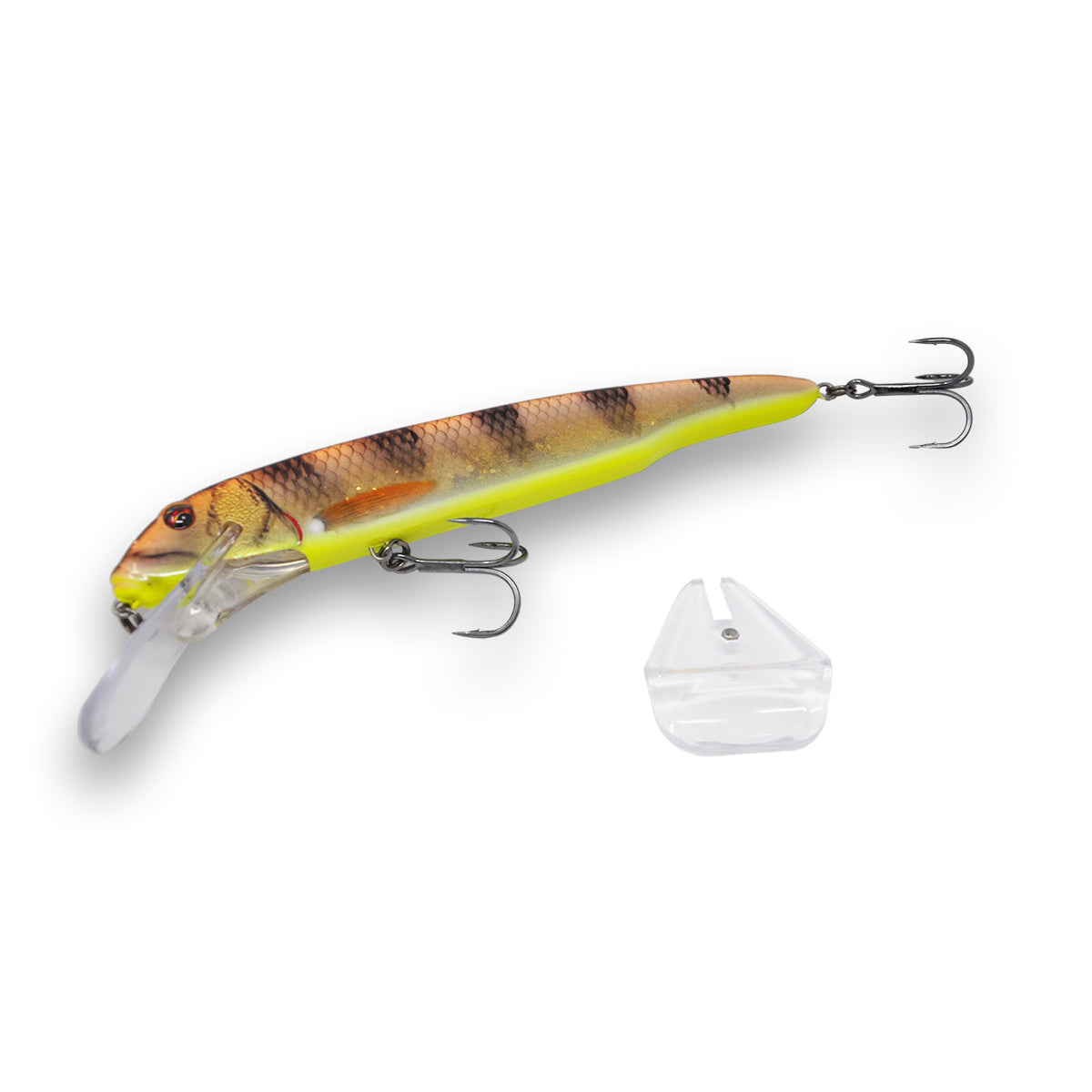 View of Crankbait Savage Gear Sucker Flanker Crankbaits 8in Orange Tiger Glitter available at EZOKO Fishing
