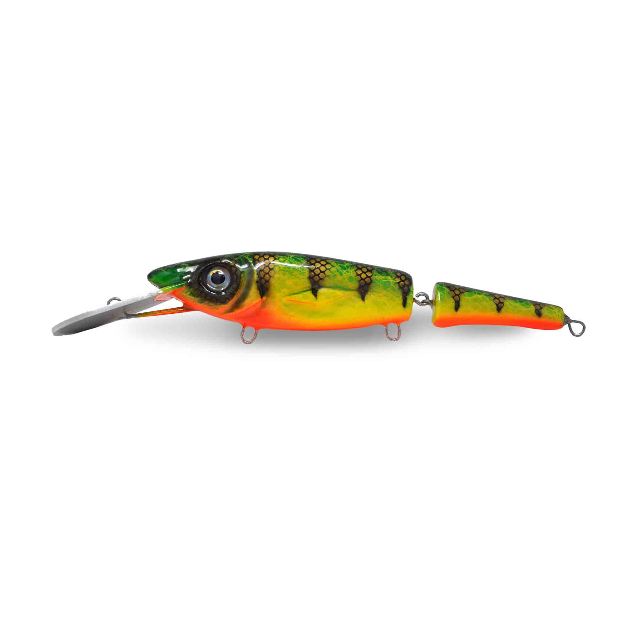 View of Crankbaits Scorpion MadBait Jointed 10'' Crankbait Fire Tiger available at EZOKO Fishing