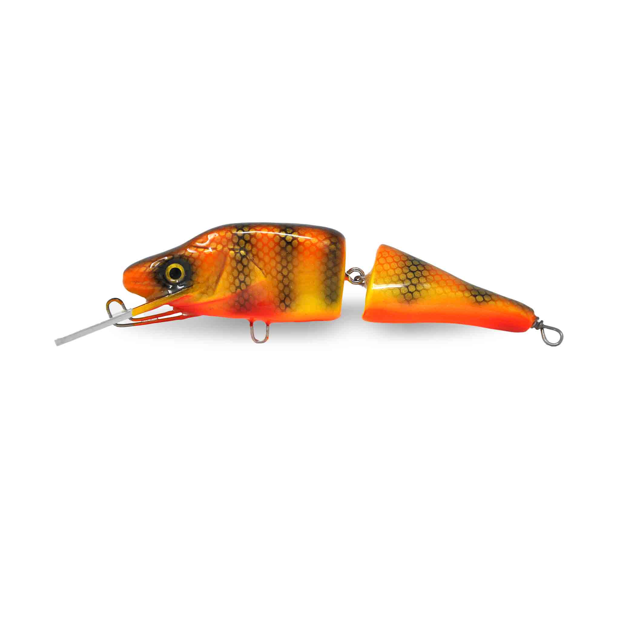 View of Crankbaits Scorpion MadPerch Jointed 7.5 Crankbait Orange Perch available at EZOKO Fishing