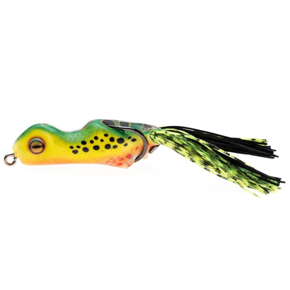 View of Top Waters Scum Frog Painted Trophy Series 5/8oz Fire Tiger available at EZOKO Fishing