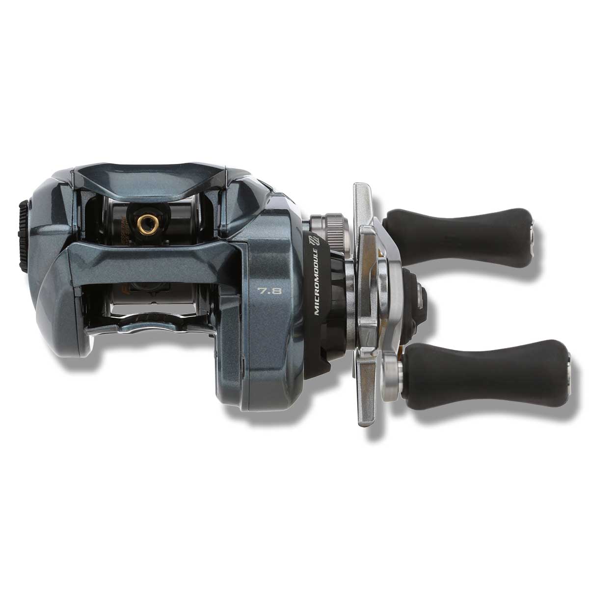 View of Baitcast_Reels Shimano Aldebaran BFS Baitcast Reels available at EZOKO Pike and Musky Shop