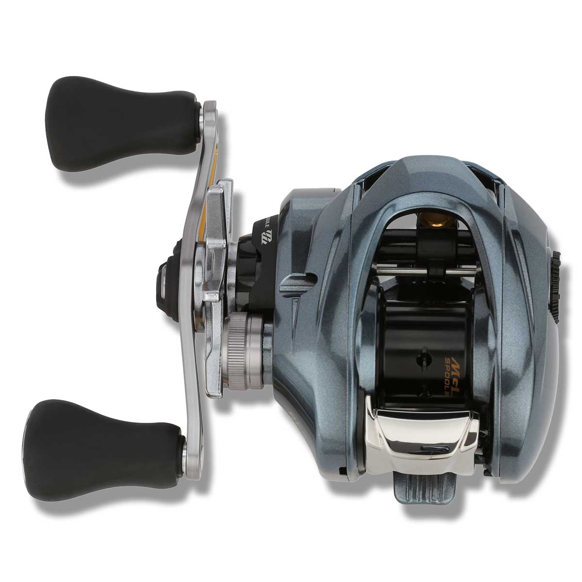 View of Baitcast_Reels Shimano Aldebaran BFS Baitcast Reels available at EZOKO Pike and Musky Shop