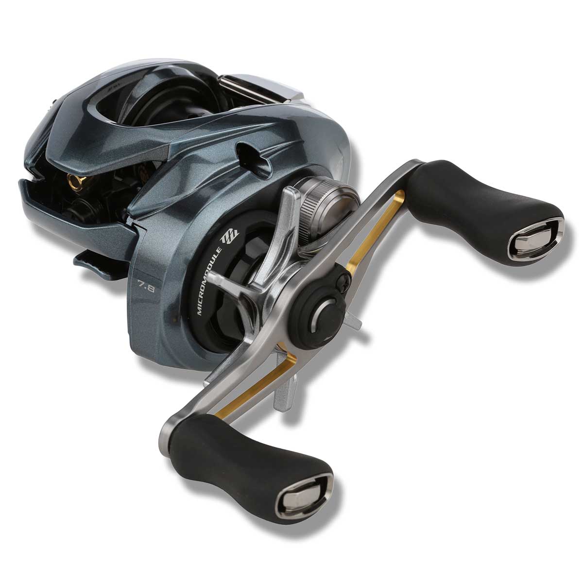 View of Baitcast_Reels Shimano Aldebaran BFS Baitcast Reels 7.8:1 Left available at EZOKO Pike and Musky Shop