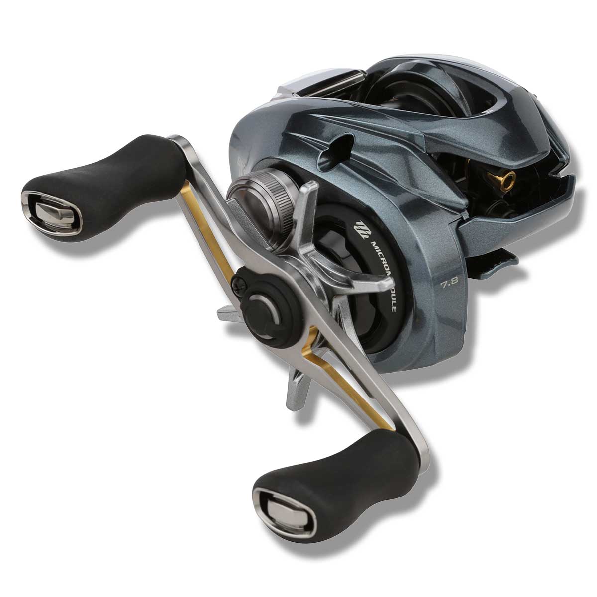 View of Baitcast_Reels Shimano Aldebaran BFS Baitcast Reels 7.8:1 Right available at EZOKO Pike and Musky Shop