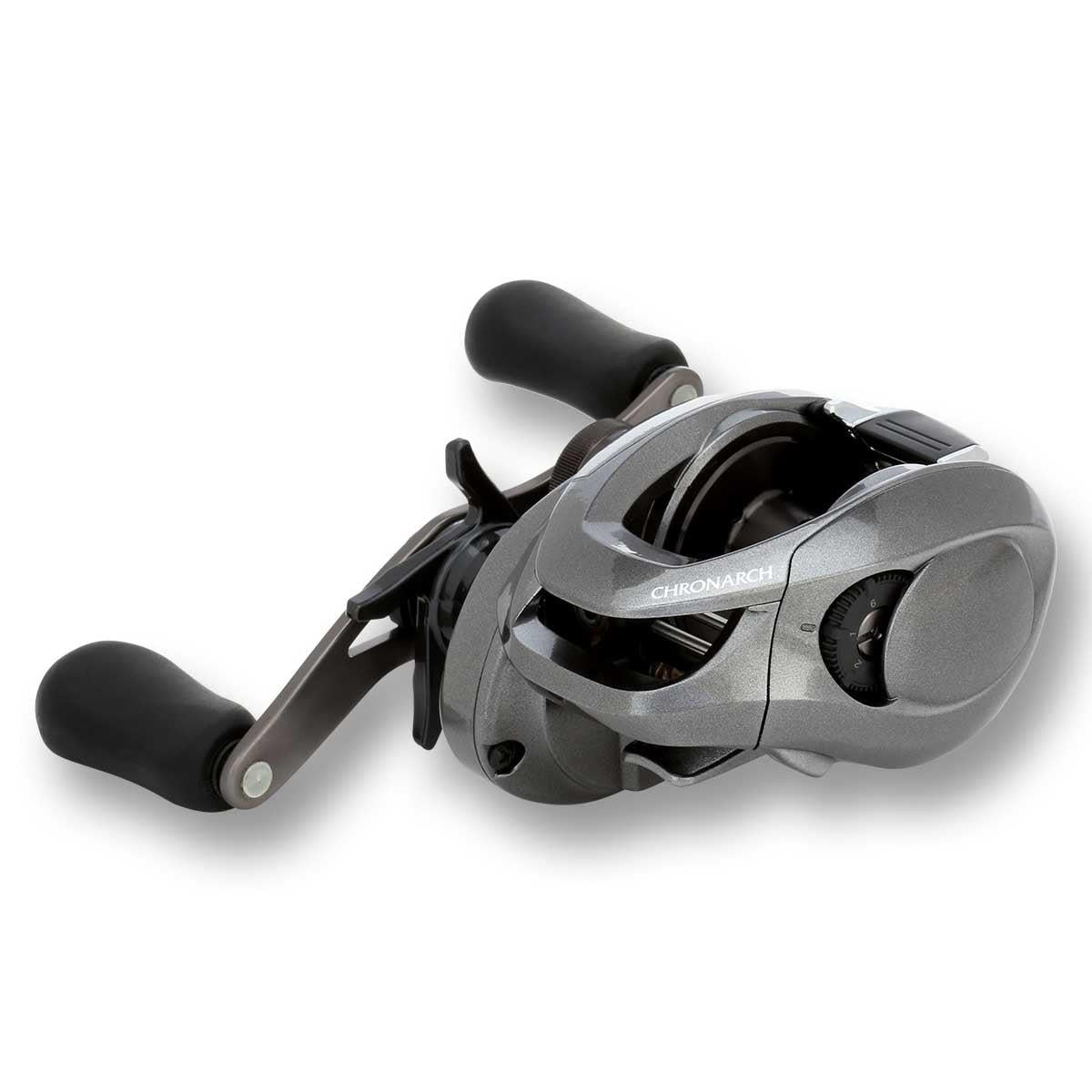 View of Baitcast_Reels Shimano Chronarch 150 MGL Baitcast Reels available at EZOKO Pike and Musky Shop