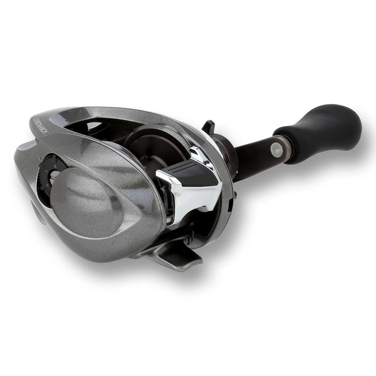 View of Baitcast_Reels Shimano Chronarch 150 MGL Baitcast Reels available at EZOKO Pike and Musky Shop