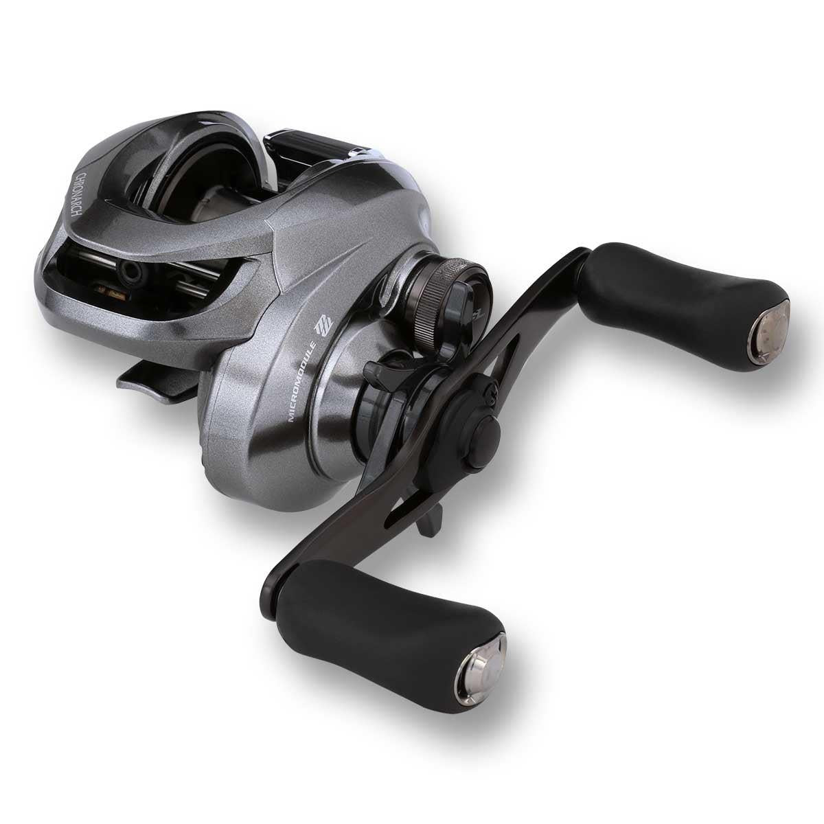 View of Baitcast_Reels Shimano Chronarch 150 MGL Baitcast Reels 7.1:1 Left available at EZOKO Pike and Musky Shop