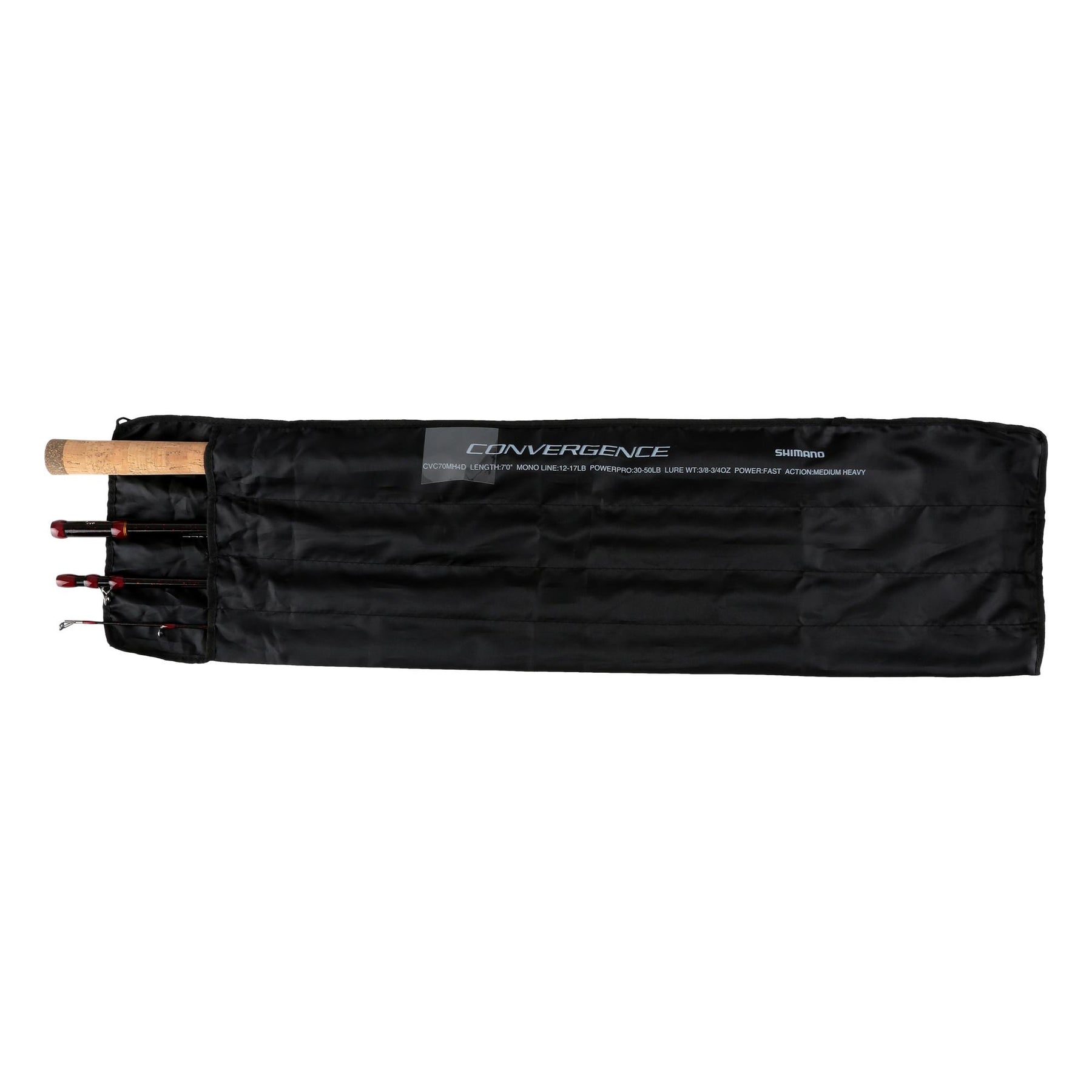View of Baitcast_Rods Shimano Convergence Baitcast Rods CVC70MH4D MH 7'0'' available at EZOKO Fishing