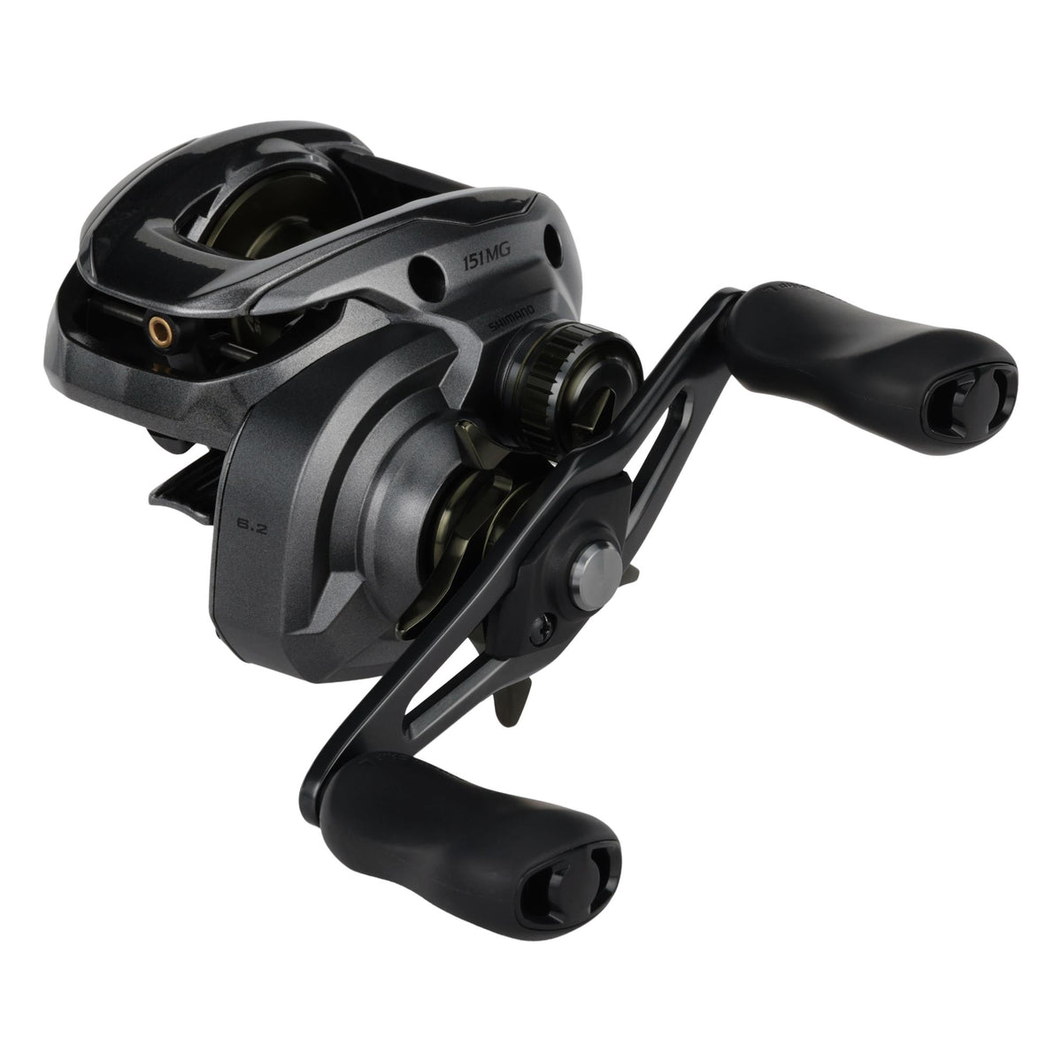 View of Shimano Curado 150 DC A Baitcast Reels Left 7.4:1 available at EZOKO Fishing