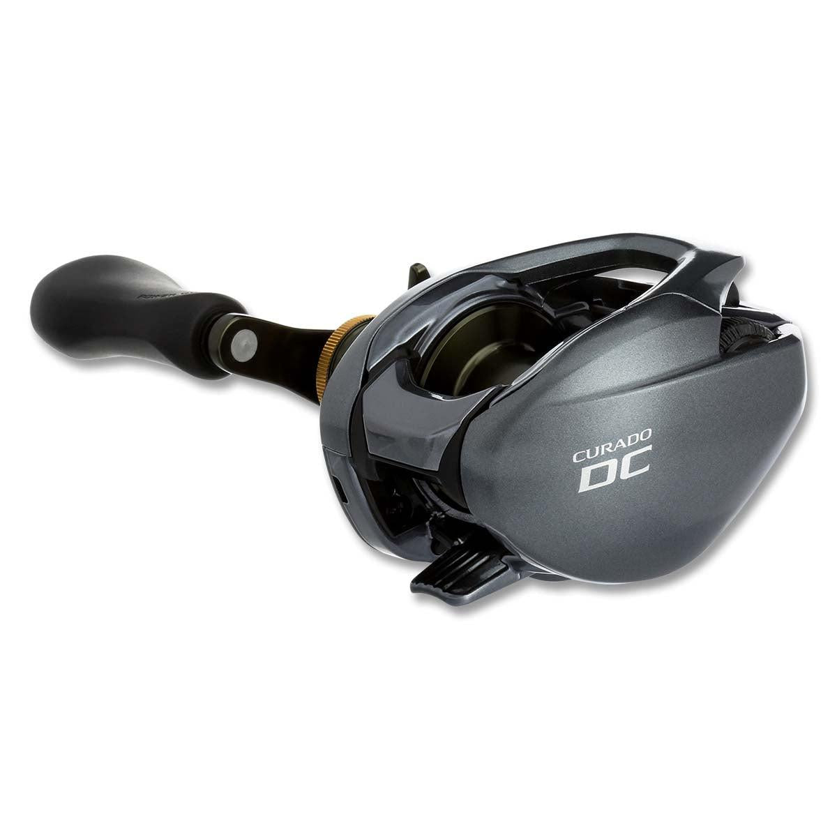 View of Baitcast_Reels Shimano Curado 150 DC Baitcast Reels 6.2:1 Left available at EZOKO Pike and Musky Shop