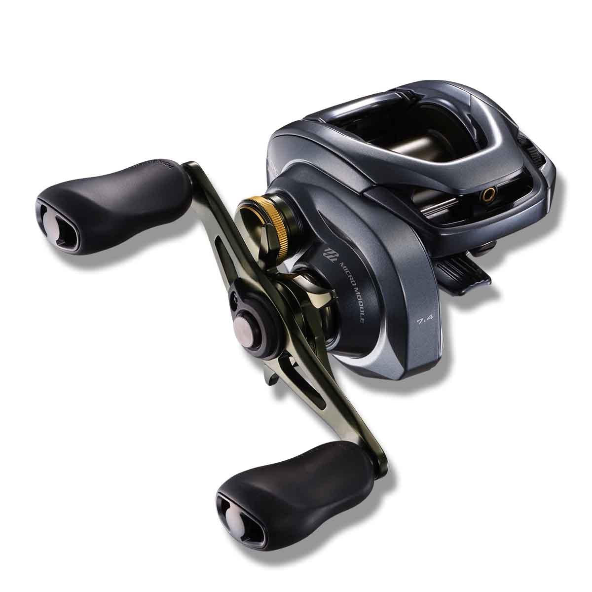 View of Baitcast_Reels Shimano Curado 200 DC Baitcast Reels available at EZOKO Pike and Musky Shop