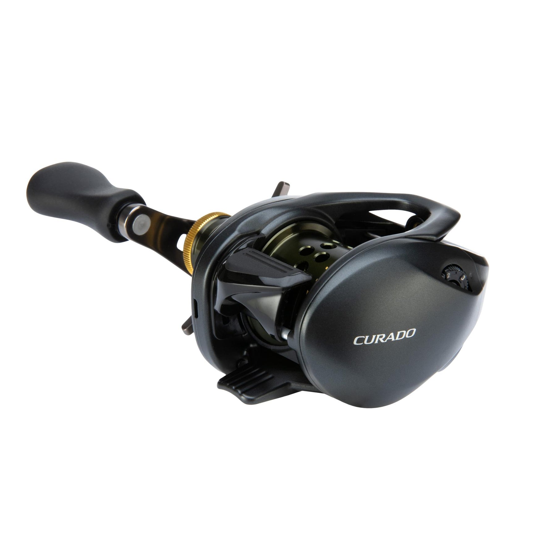 View of Baitcast_Reels Shimano Curado BFS Baitcast Reels available at EZOKO Pike and Musky Shop