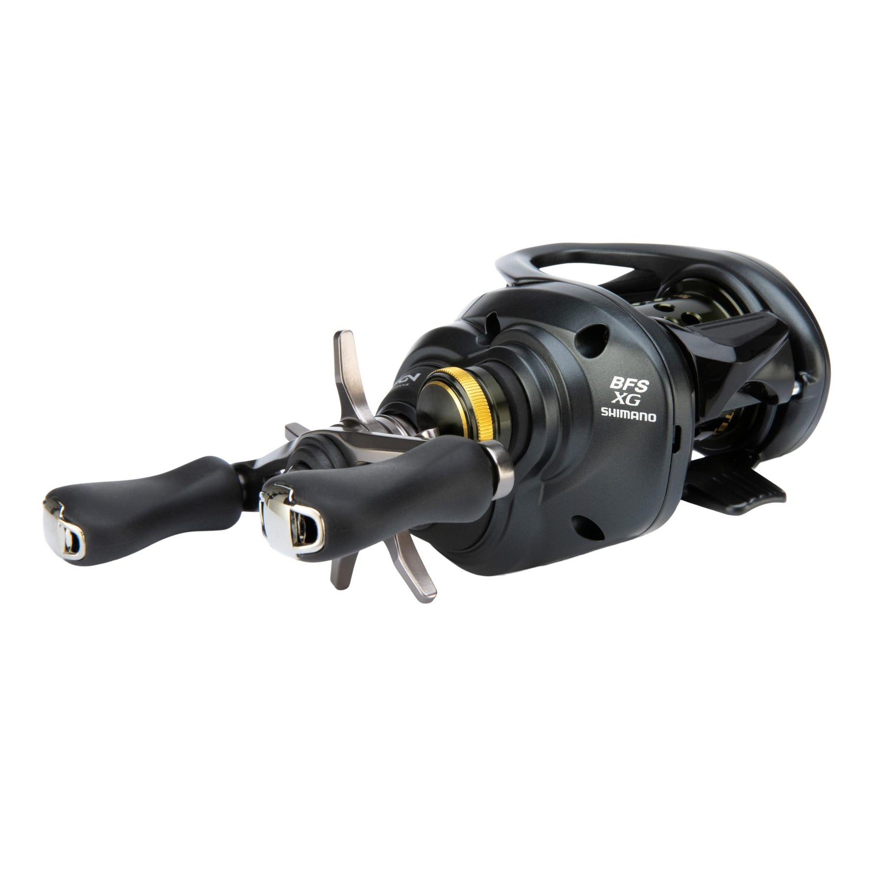 View of Baitcast_Reels Shimano Curado BFS Baitcast Reels available at EZOKO Pike and Musky Shop