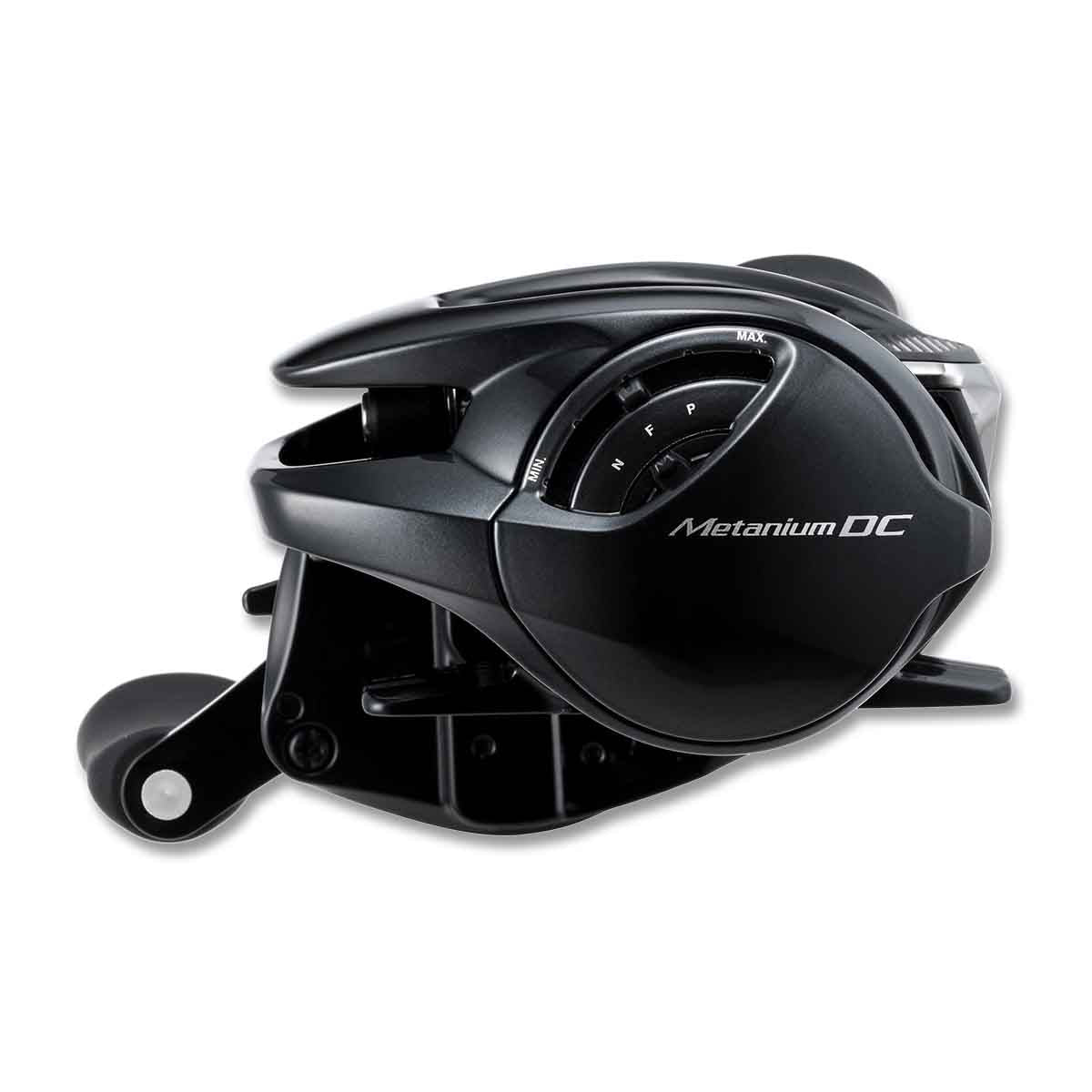 View of Baitcast_Reels Shimano Metanium DC Baitcast Reels available at EZOKO Pike and Musky Shop