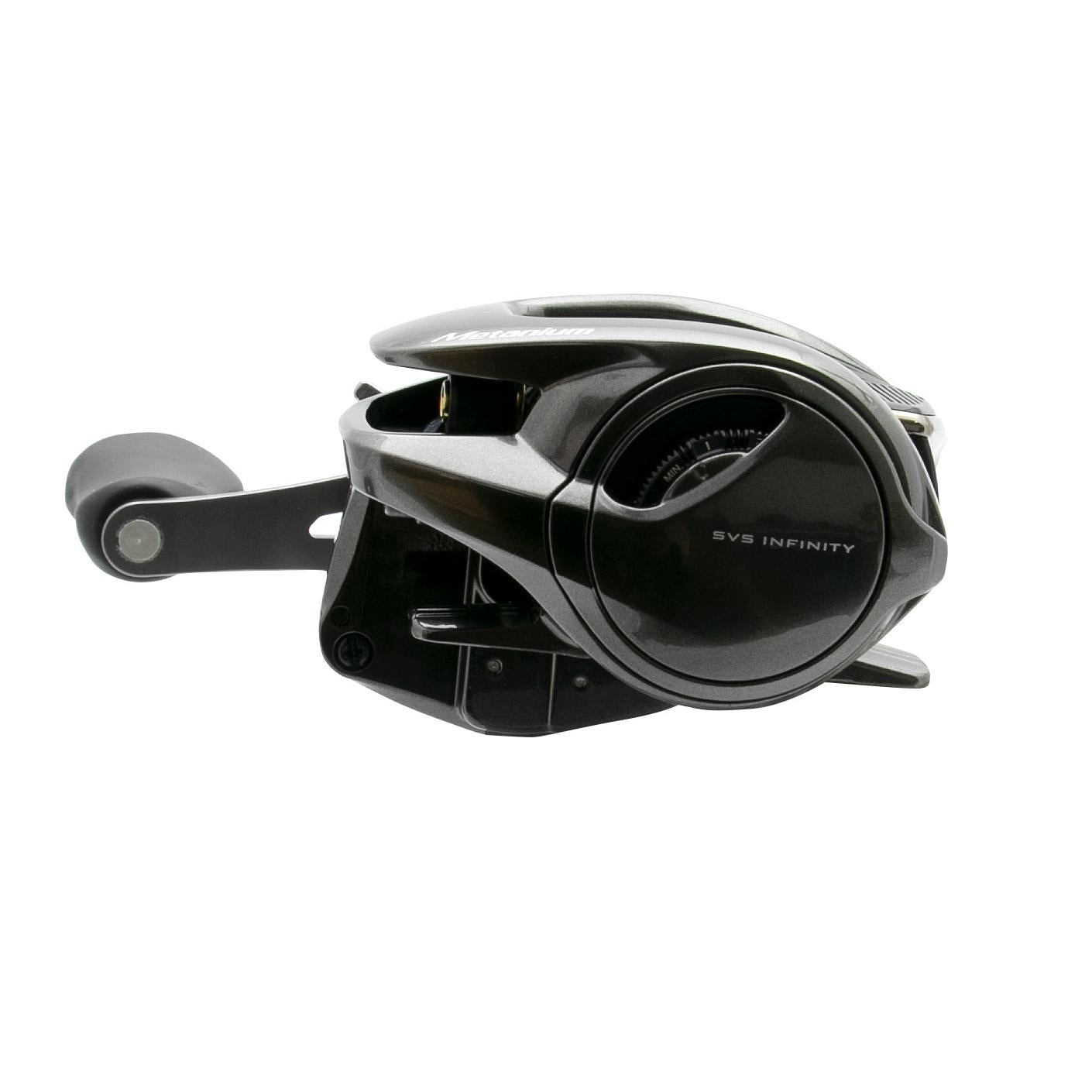 View of Baitcast_Reels Shimano Metanium MGL B Baitcast Reels available at EZOKO Pike and Musky Shop