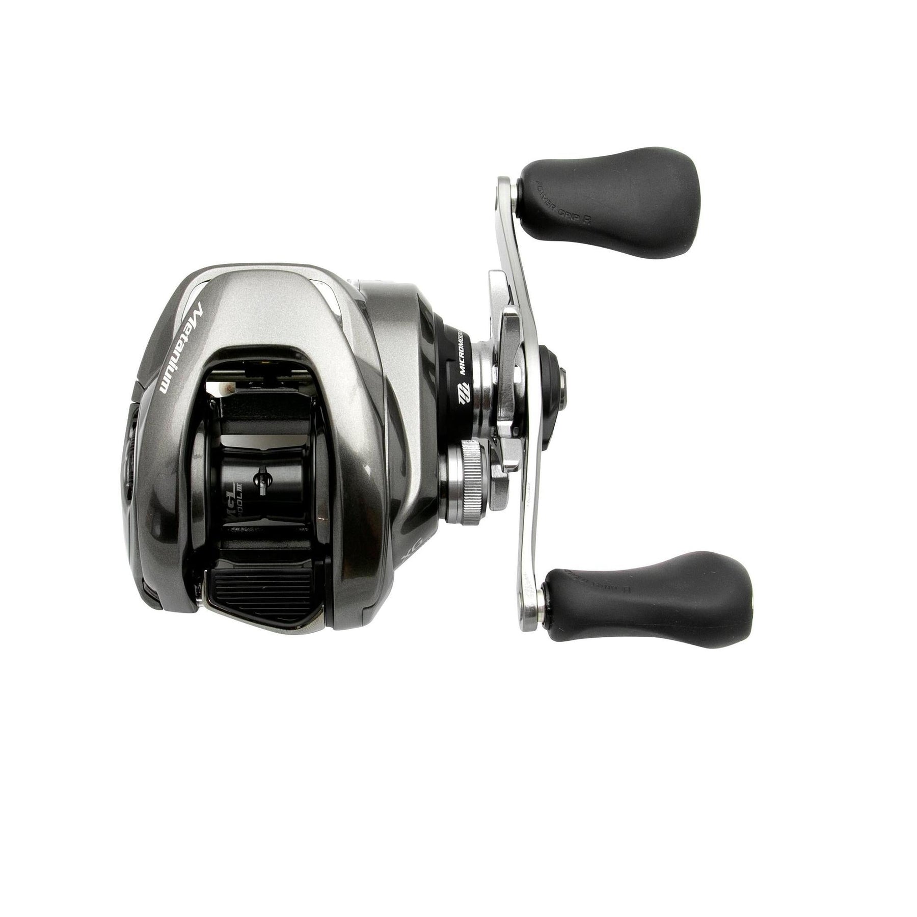 View of Baitcast_Reels Shimano Metanium MGL B Baitcast Reels available at EZOKO Pike and Musky Shop