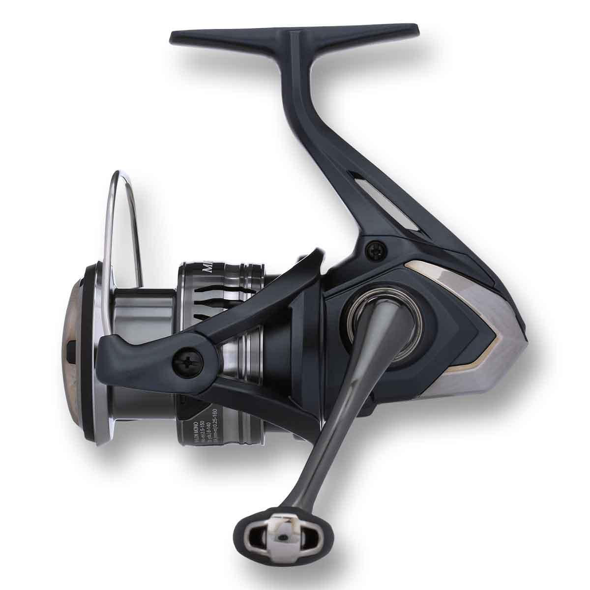 View of Spinning_Reels Shimano Miravel Spinning Reels 2500HG available at EZOKO Pike and Musky Shop