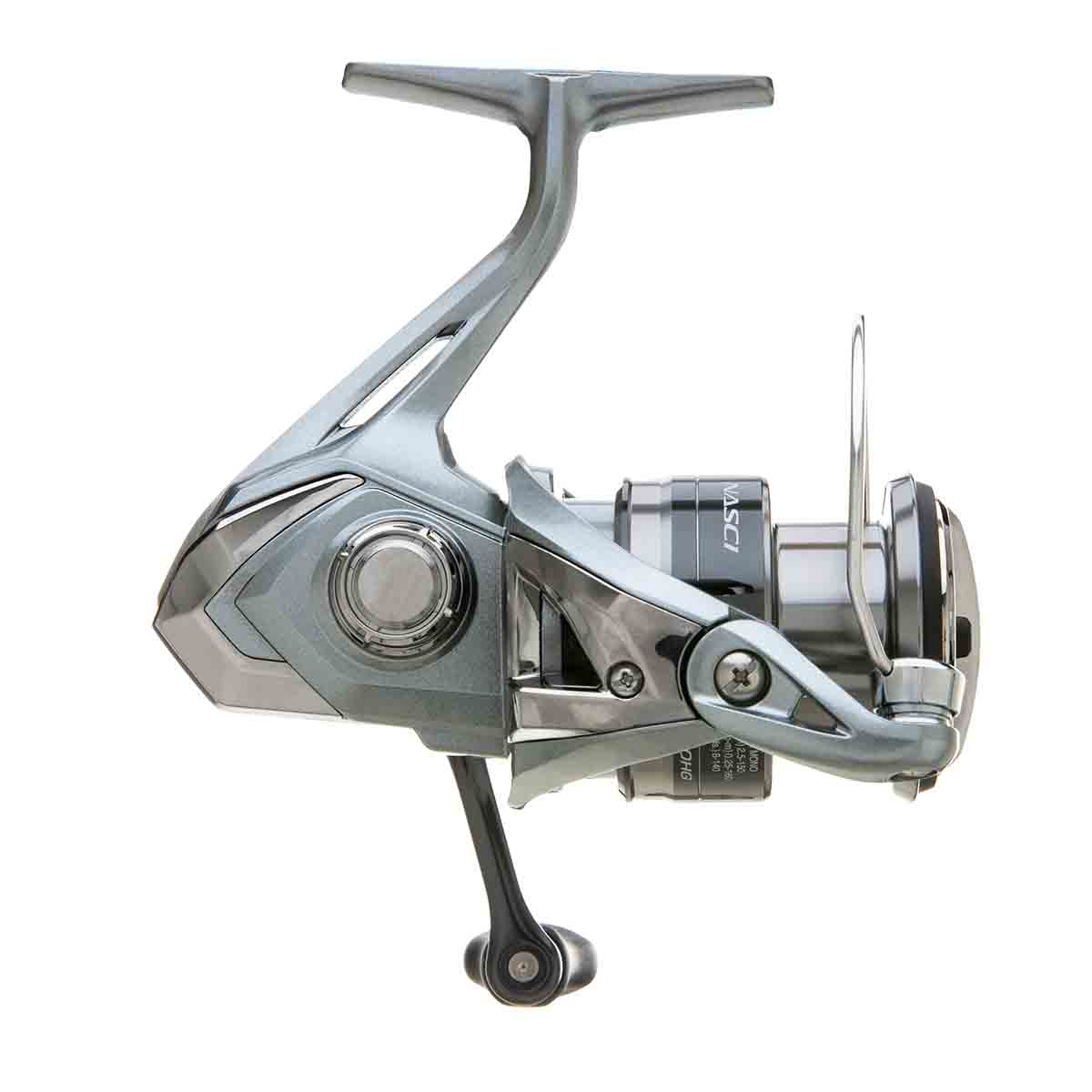View of Spinning_Reels Shimano Nasci FC Spinning Reels available at EZOKO Pike and Musky Shop