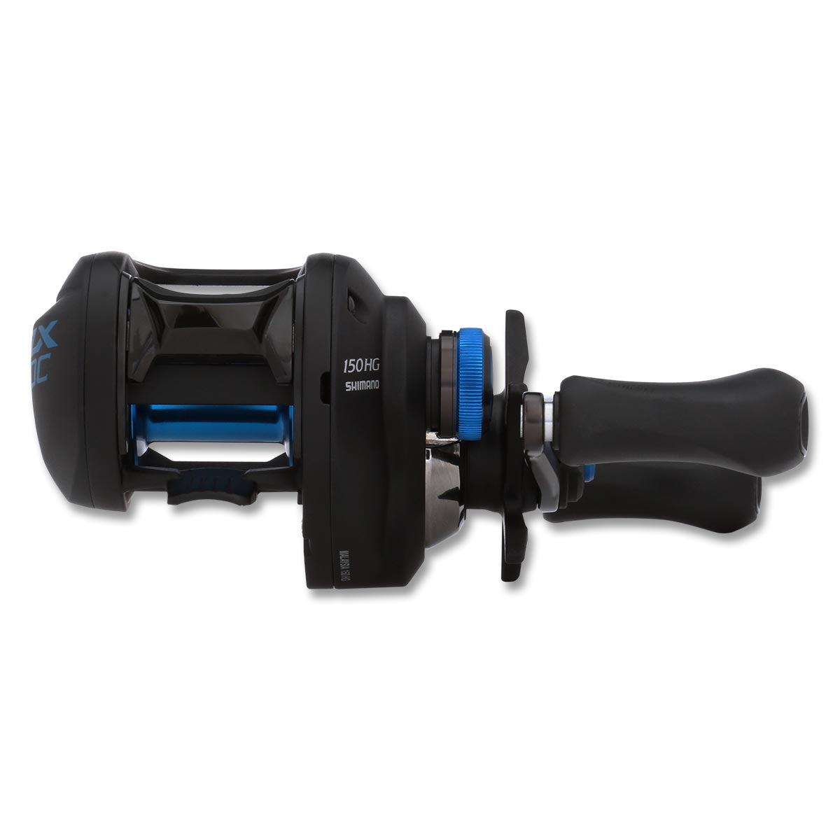 View of Baitcast_Reels Shimano SLX 150 DC Baitcast Reels available at EZOKO Pike and Musky Shop