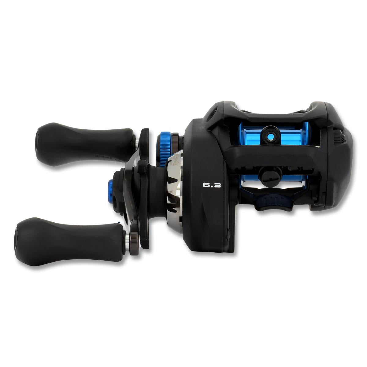 View of Baitcast_Reels Shimano SLX 150 DC Baitcast Reels available at EZOKO Pike and Musky Shop