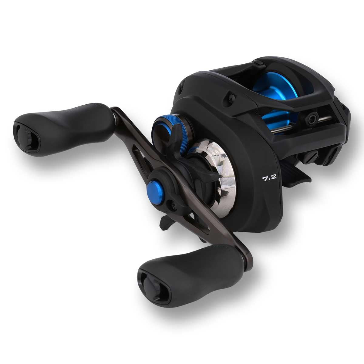 View of Baitcast_Reels Shimano SLX 150 DC Baitcast Reels available at EZOKO Pike and Musky Shop