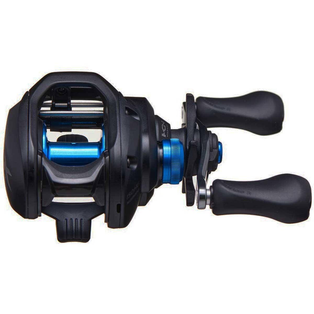 View of Baitcast_Reels Shimano SLX 150 XT Baitcast Reels available at EZOKO Pike and Musky Shop