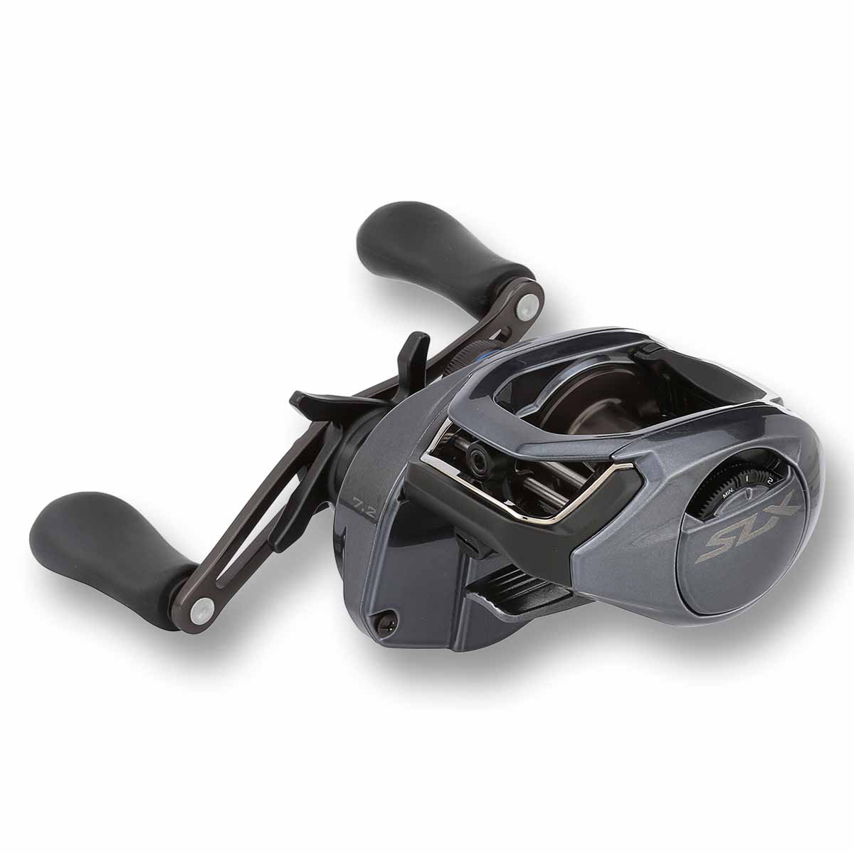 View of Baitcast_Reels Shimano SLX 70 Baitcast Reels available at EZOKO Pike and Musky Shop