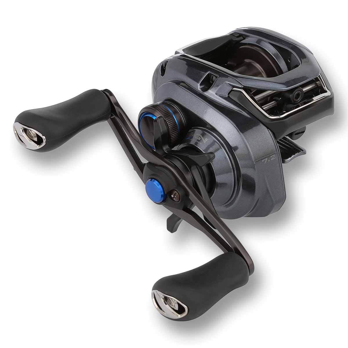 View of Baitcast_Reels Shimano SLX 70 Baitcast Reels 7.2:1 Right available at EZOKO Pike and Musky Shop