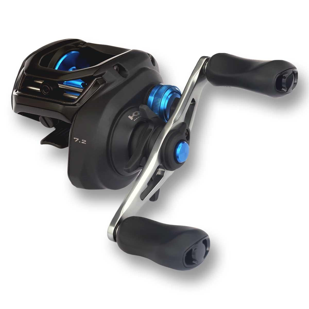 View of Baitcast_Reels Shimano SLX A 150 Baitcast Reels 7.2:1 Left available at EZOKO Pike and Musky Shop