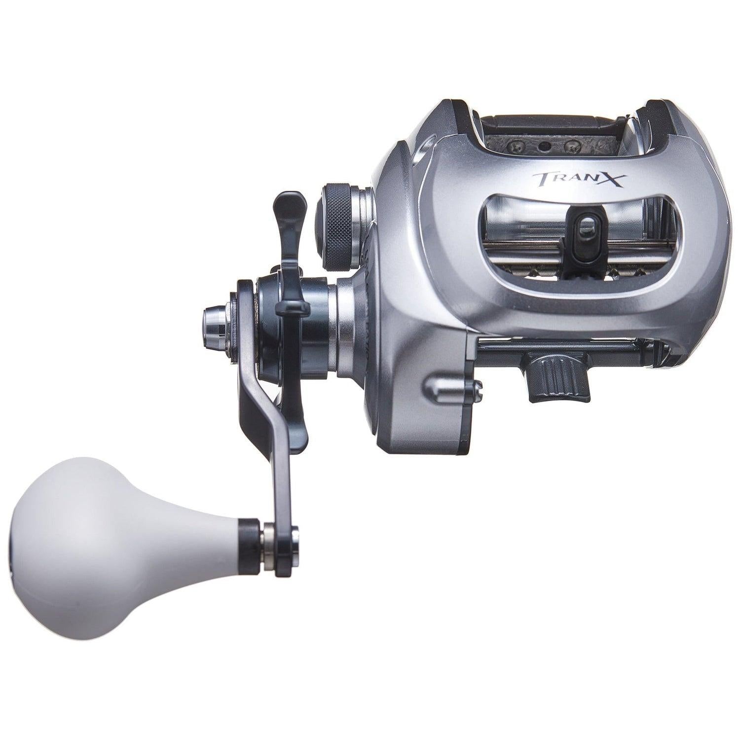 View of Baitcast_Reels Shimano Tranx 500 Baitcast Reel available at EZOKO Pike and Musky Shop