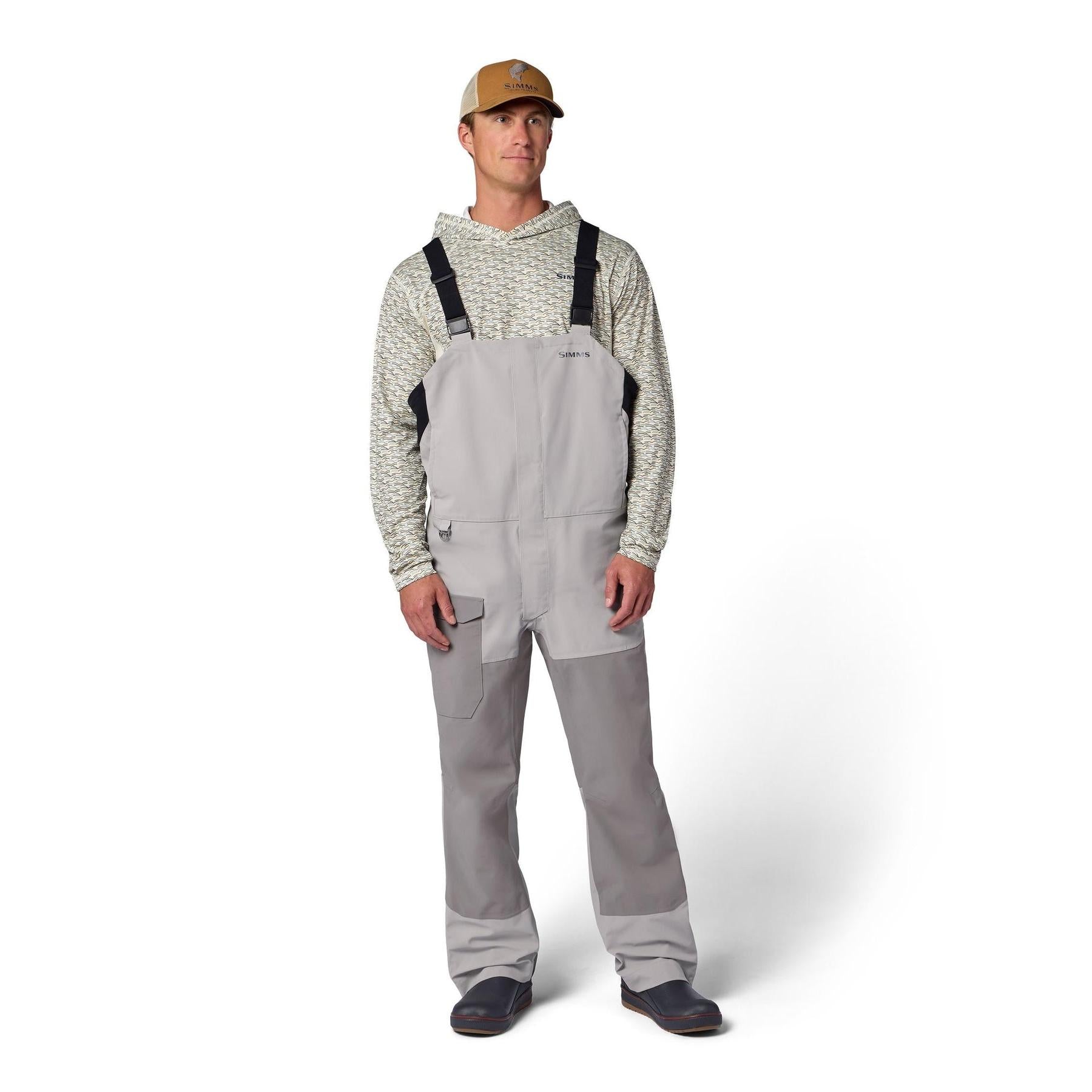 View of Bibs-Pants Simms M's Challenger Bib available at EZOKO Fishing