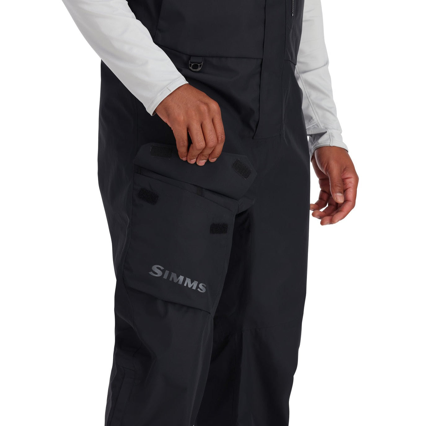 View of Bibs-Pants M's Simms Challenger Bib available at EZOKO Pike and Musky Shop