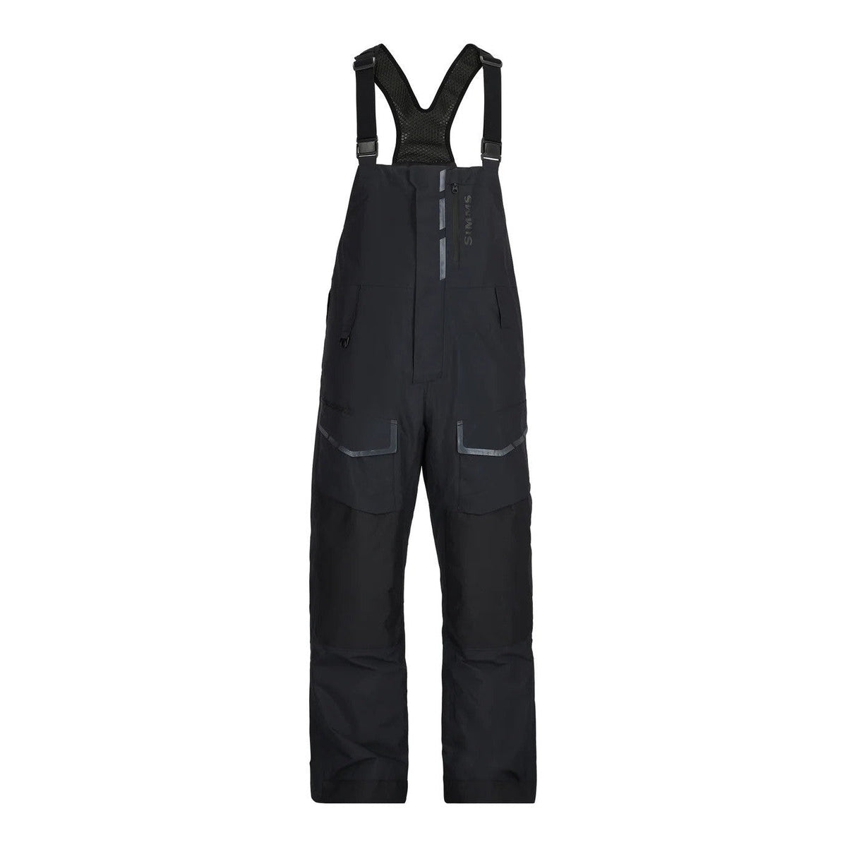 View of Bibs-Pants M's Simms Challenger Insulated Bib M Black available at EZOKO Pike and Musky Shop