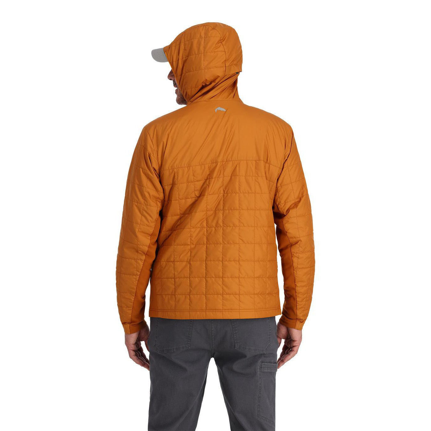 View of Hoodies-Sweatshirts M's Fall Run Hybrid Hoody L Chestnut available at EZOKO Pike and Musky Shop