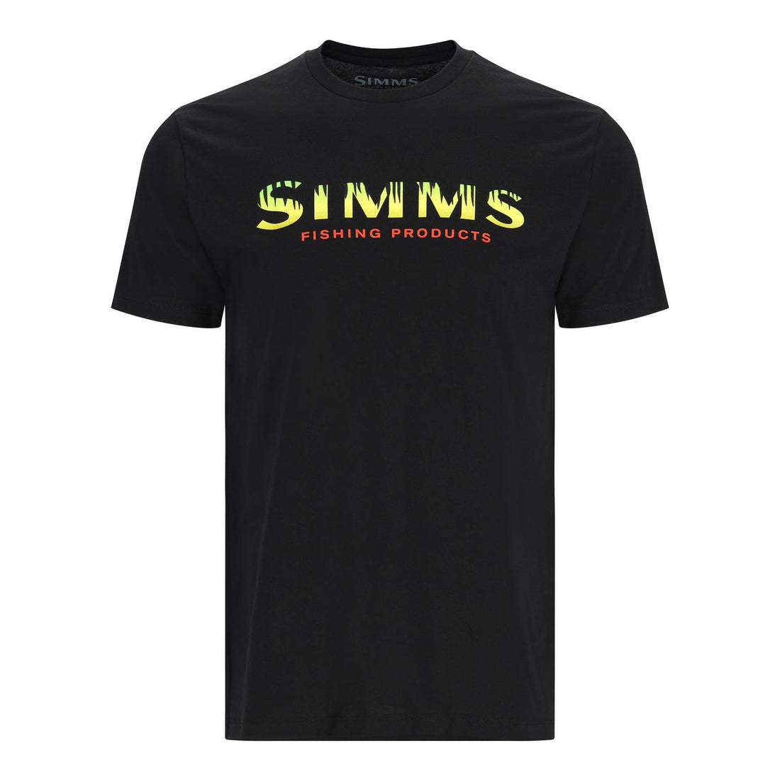 View of T-Shirts M's Simms Logo T-Shirt S Black - Neon available at EZOKO Pike and Musky Shop