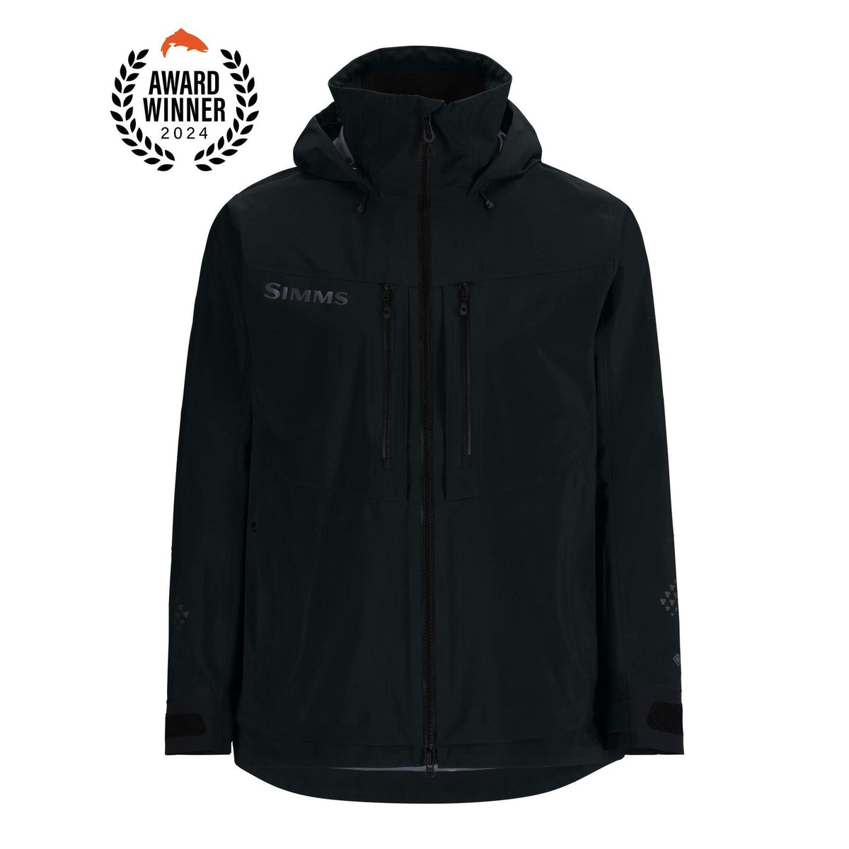 View of Jackets Simms M's ProDry™ Jacket Black M available at EZOKO Fishing