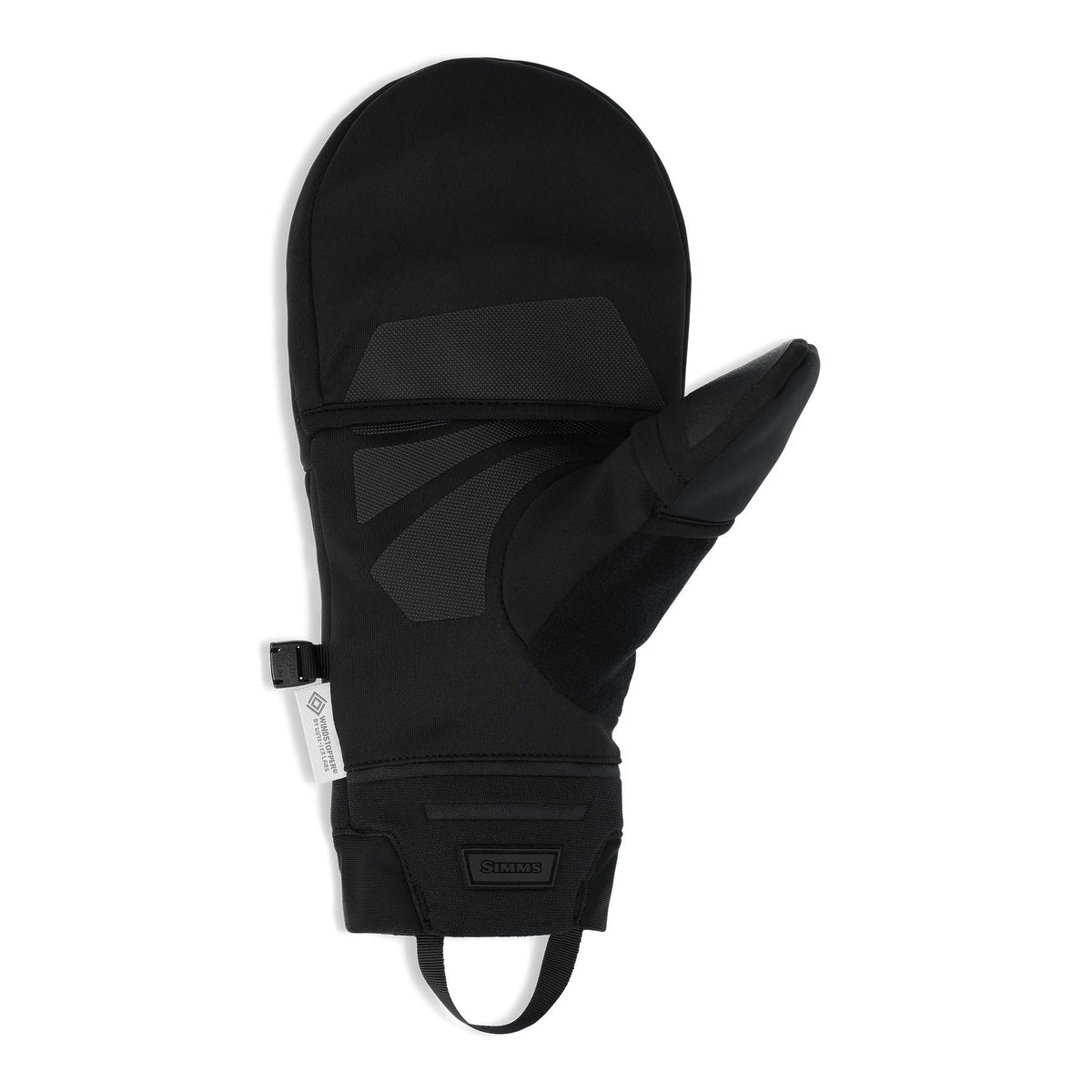 View of Simms Windstopper Foldover Fishing Mitt available at EZOKO Fishing
