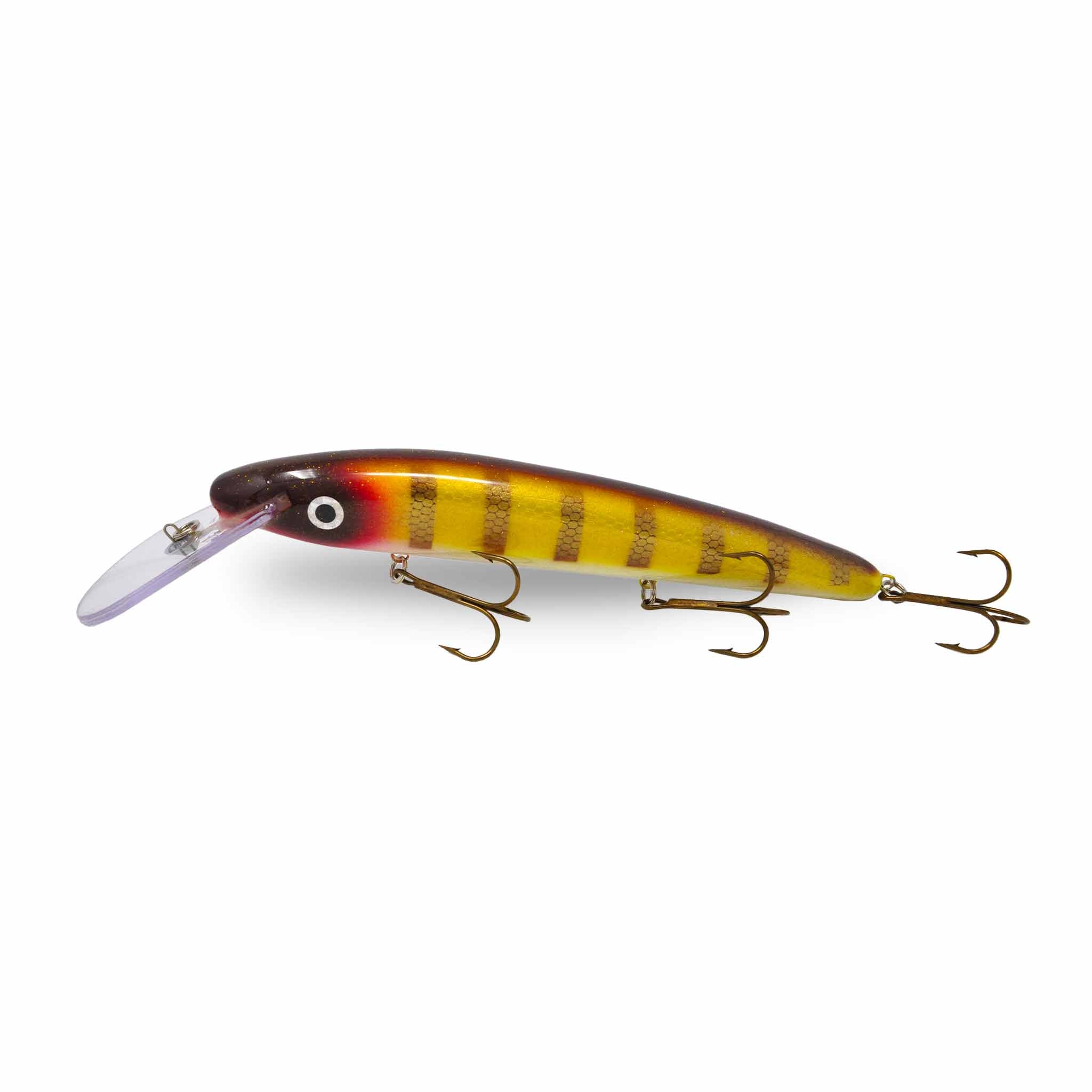 View of Crankbaits Slammer 10" Deep Minnow Crankbait Walleye available at EZOKO Fishing
