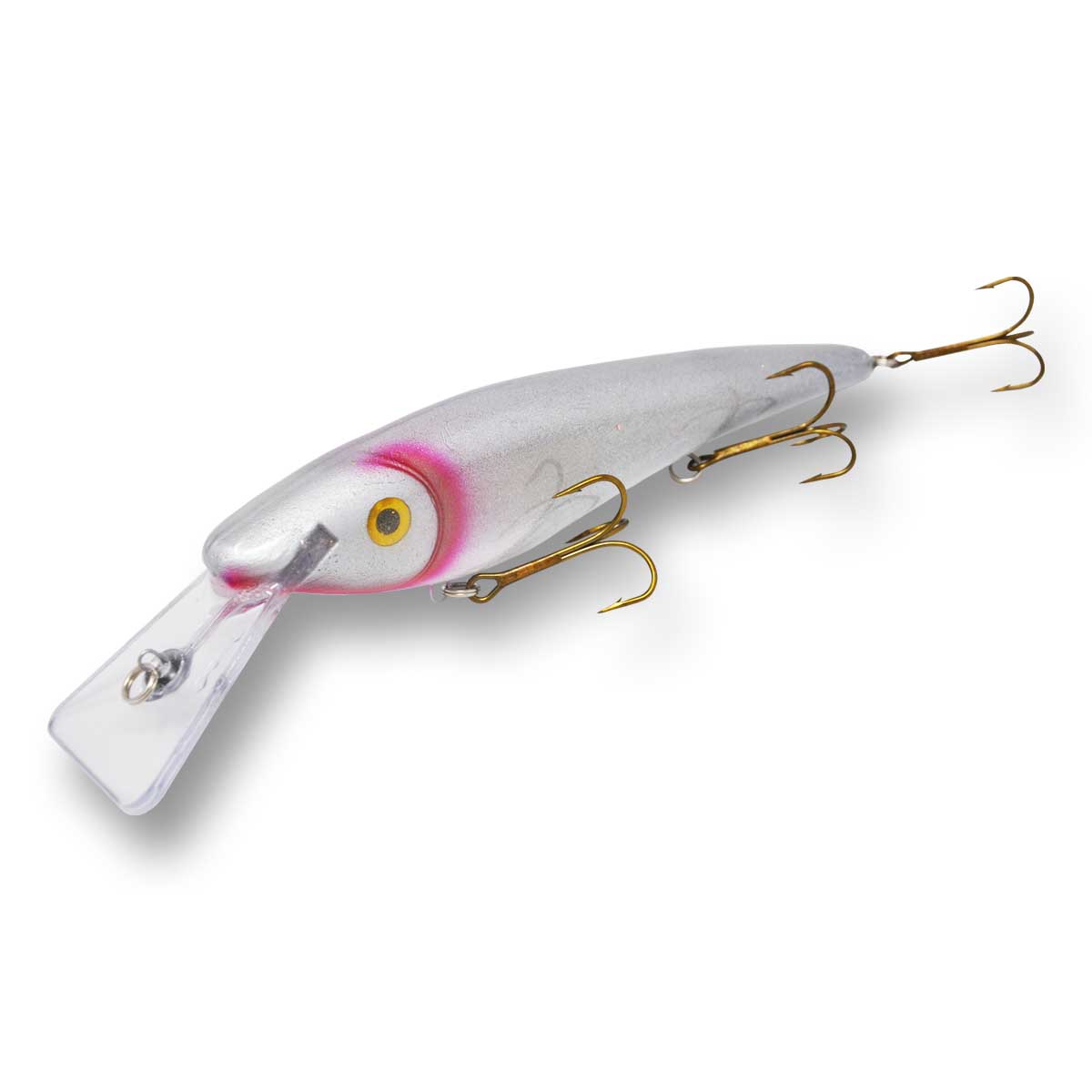 View of Crankbaits Slammer 10 Shallow Shad Crankbait Shinner available at EZOKO Pike and Musky Shop