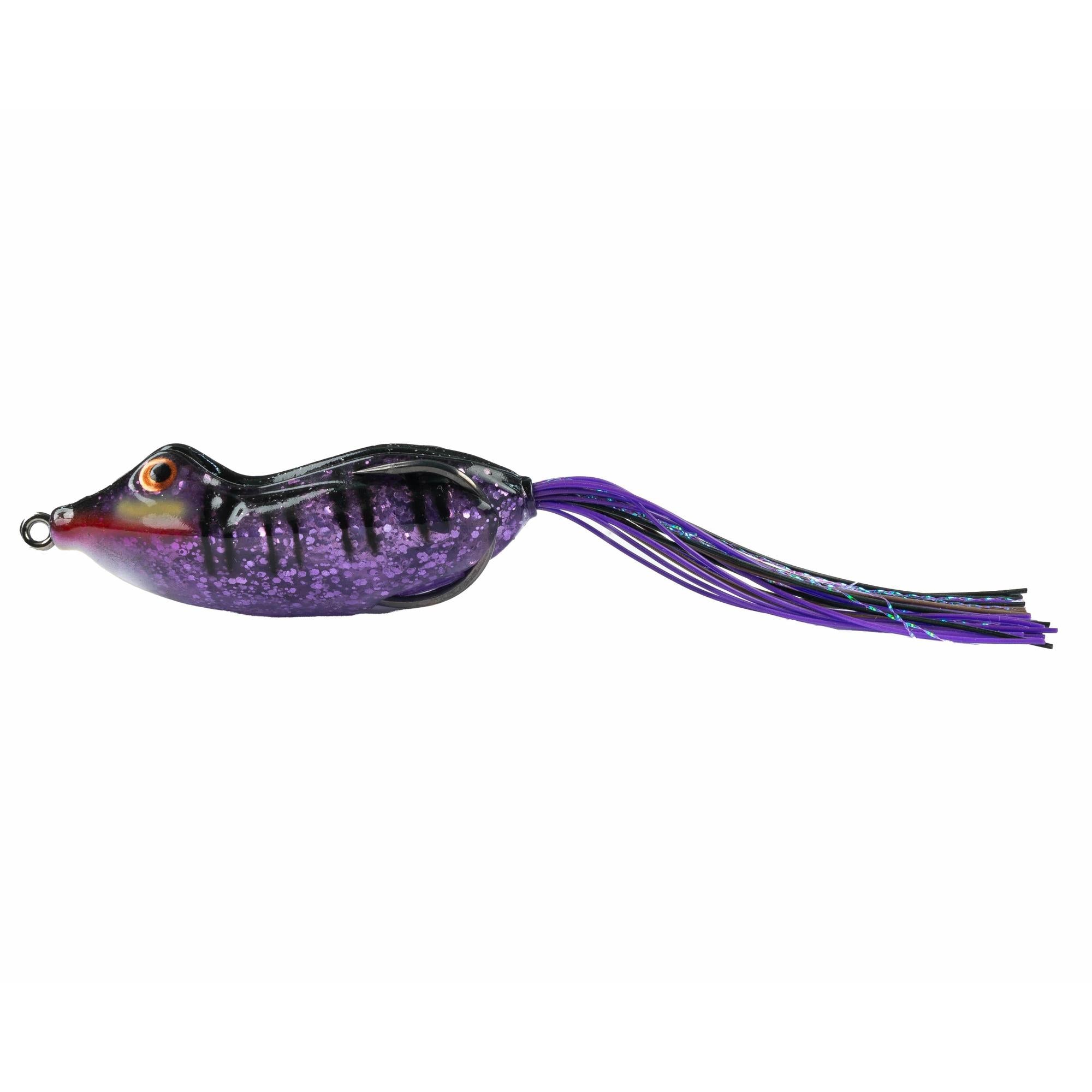 View of Frogs Snag Proof Pad Rambler 2.5" - 1/2oz Purple Burst available at EZOKO Fishing