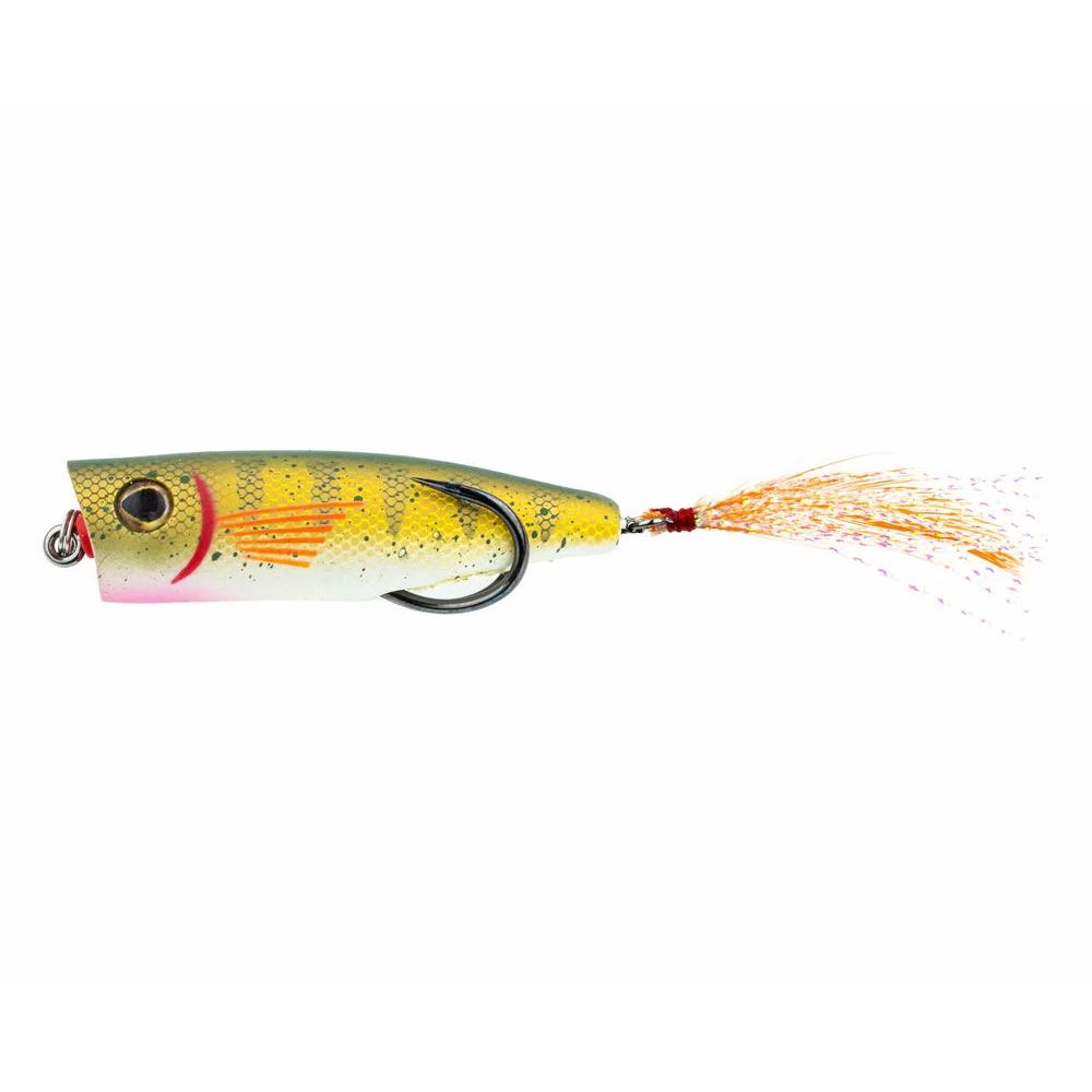 View of Top Waters Snag Proof Zoo Pop 3/8oz Yellow Perch available at EZOKO Fishing