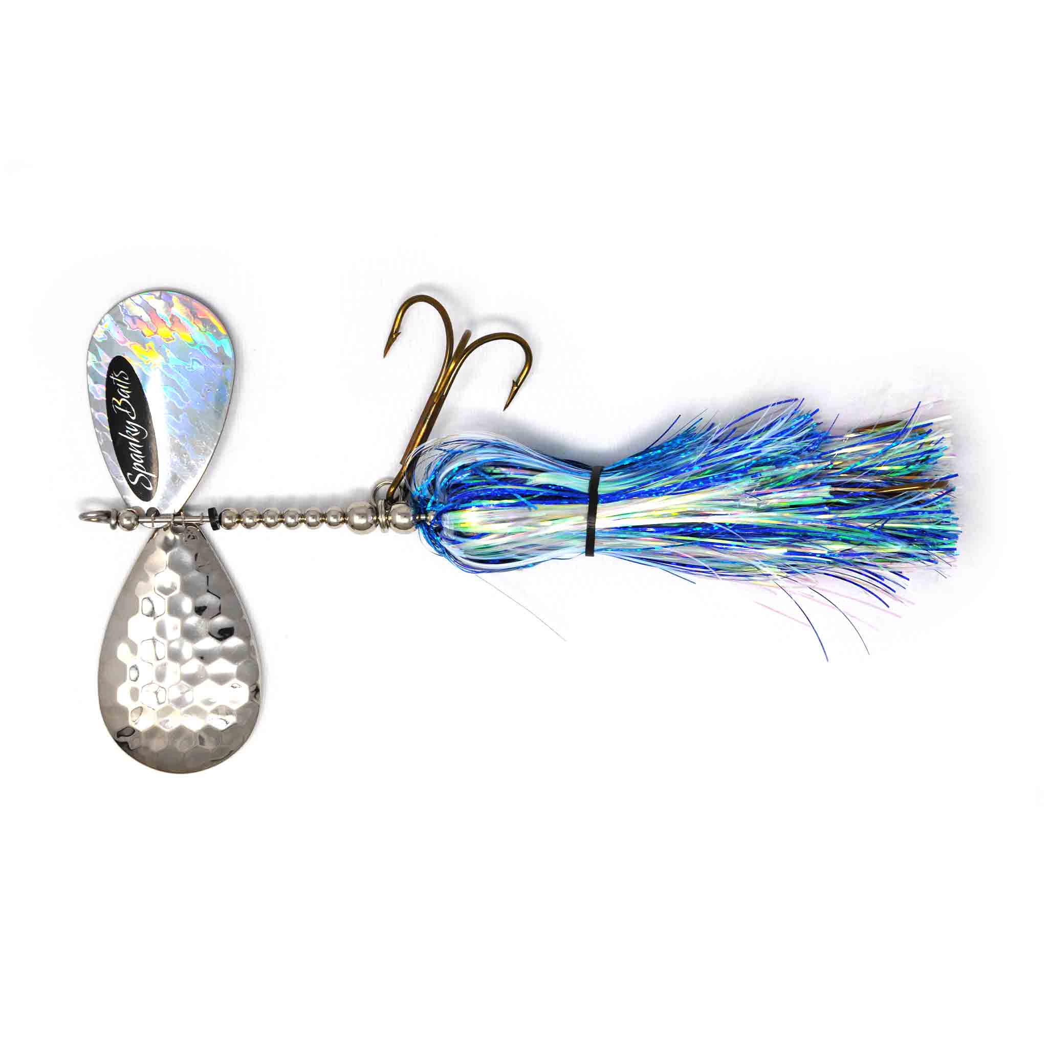 View of Bucktails Spanky Baits 99 Bucktail Frostbite available at EZOKO Fishing