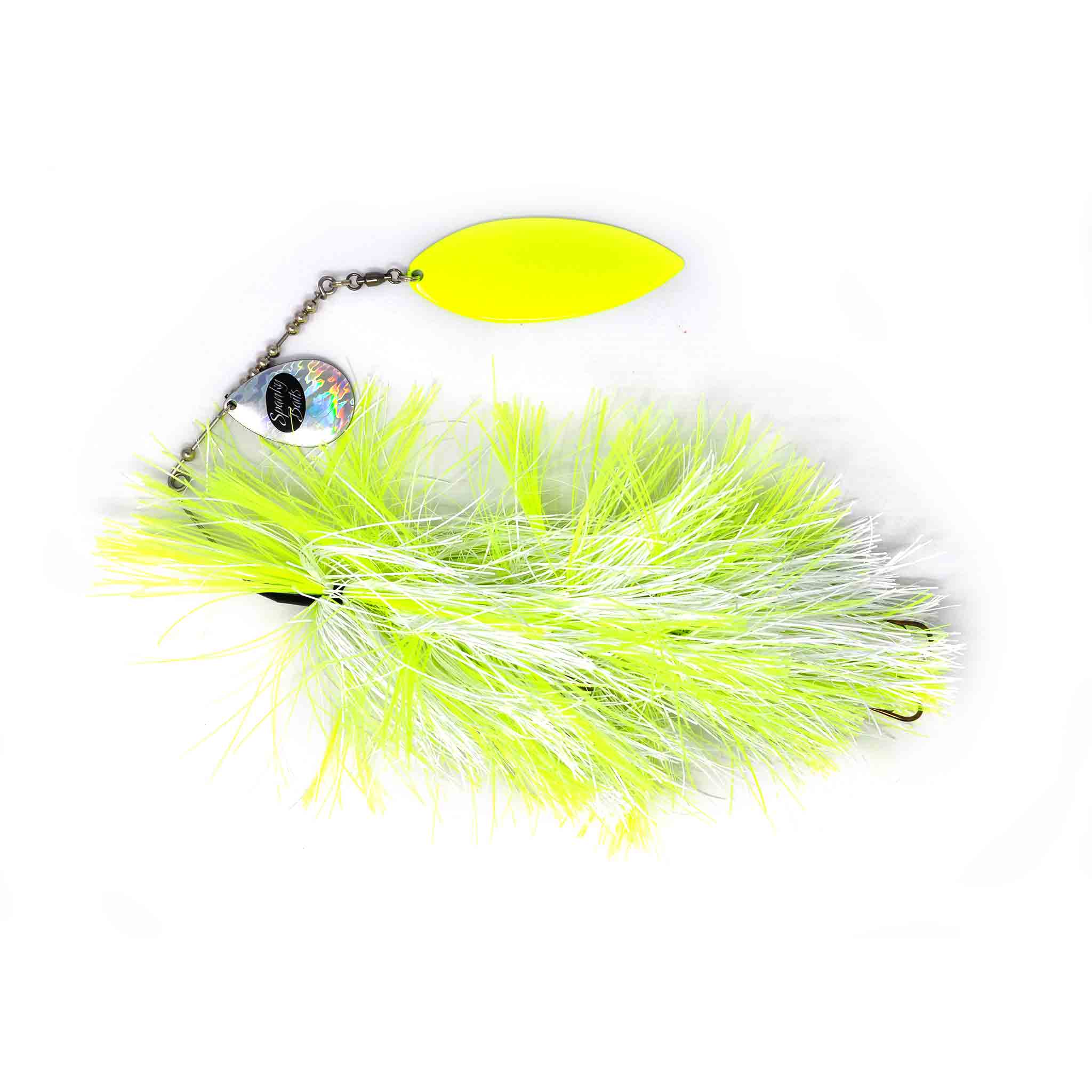 View of Spinnerbaits Spanky Baits Whiplash 10/0 Willow Spinnerbaits Lemon Head available at EZOKO Fishing